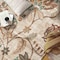 World Rug Gallery Floral Medallion Area Rug 5 ft x 7 ft Beige WR143BEIGE5X7 - alternate 2