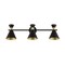 Jonathan Y Elroy 30.5" 3-Light Iron Retro Contemporary LED Track Light , Black/Gold JYL9905A - alternate 2