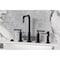 Kingston Brass Bridge Kitchen Faucet with Brass Sprayer, Matte Black KS8280CKLBS - alternate 3