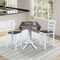Whitewood Industries Extension Dining Tables, 45 in L, 38 in H, Parawood Top K05-42DPT-6B-S402-2 - alternate 2