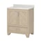 Craft And Main Vanity, w/Engineered Sto, 30in, Natural Oak AWNVT3019D - alternate 2