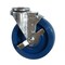Service Caster 5 Inch Solid Polyurethane Wheel Swivel Bolt Hole Caster with Brake SCC SCC-BH20S514-SPUS-TLB - alternate 1