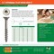 Spax #10 x 1-1/2 in Exterior Wood Deck Screws Construction Flat Head T-Star Plus Bulk Pail, 2500PK 3191670500400 - alternate 2