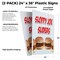 Signmission Sloppy Joe Sliders, Plastic Signs Only 24 Inch x 36 Inch, Corrugated Plastic, 2PK CSB-2436-2PACK-Sloppy Joe Sliders - alternate 2