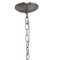 Homeroots Nickel Candle Style Metal Ceiling Light With Nickel Shades 651668 - alternate 2