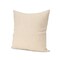 Homeroots 22" Cream Cotton Blend Throw Pillow Cover with Texture 608199 - alternate 2