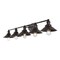 Jonathan Y July 46" 5-Light Industrial Farmhouse 5-Light Metal Vanity Light, Oil Rubbed Bronze JYL7905A - alternate 1