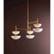 Corbett Lighting Evander 42 in. Chandelier Vintage Gold Leaf/Gesso White 477-42-VGL/GSW - alternate 2