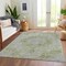 Homeroots 8' X 10' Olive Green Floral Medallion Washable Indoor Outdoor Area Rug 607911 - alternate 3