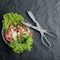 Smarty Had A Party Clear Disposable Plastic Serving Salad Scissor Tongs (50 Tongs), 50PK 2640-CASE - alternate 2