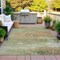 Homeroots 9' X 12' Beige And Fern Green Abstract Washable Indoor Outdoor Area Rug 630829 - alternate 2