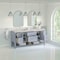 James Martin Vanities Breckenridge 72" Double Vanity, Serenity Blue, w/ 3 CM Siberian Silestone Top 330-V72-SRB-3SFR - alternate 2