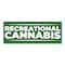 Signmission Recreational Cannabis, 12 Inch, Decal D-12-30418 - alternate 1
