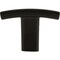Hardware Resources Elements Thatcher 1-1/2'' Length Matte Black Bar Knob 859T-MB - alternate 1