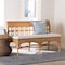Bali & Pari Oxford Bohemian Light Honey Rattan Dining Bench 258-14175-ZORO - alternate 3