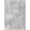 Homeroots 3' X 5' Gray And Silver Geometric Washable Indoor Outdoor Area Rug 618589 - alternate 2