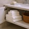 Homeroots Set of Six White Cotton Quick Dry Terry Cloth Towels, 6PK 700325 - alternate 3