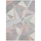 Homeroots 10' X 14' Blush Ivory And Gray Geometric Washable Indoor Outdoor Area Rug 616693 - alternate 3