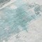 Homeroots 8' Teal Blue And Gray Round Abstract Washable Indoor Outdoor Area Rug 617742 - alternate 2