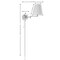 Jonathan Y David 18.5" 1-Light Modern French Country Swing Arm Plug-In or Hardwired Iron LED Star Wall Sconce w JYL6014A - alternate 2