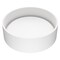 Vigo Anvil Modern White Matte Stone 16 in. L x 16 in. W x 5 in. H Round Vessel Bathroom Sink VG04016 - alternate 1