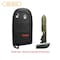 Aks Keys Dodge Jeep Tombstone Smart Key Shell Pad 3B for FCC# M3N-40821302 RS-DODGE-01 - alternate 2