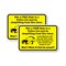 Signmission Win a FREE Ride in a Police Car just by shoplifting fro, 12'' X 18'', Heavy Gauge Aluminum, 2PK A-1218-2PACK-3006 - alternate 1