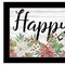 Homeroots Happy Holiday Black Framed Print Wall Art 529704 - alternate 2