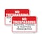 Signmission No Trespassing Hunting Fishing & Trapping Prohibit 1, 12'' X 18'' 2 Signs, Heavy Gauge Aluminum, 2PK A-1218-2PACK-24951 - alternate 1