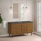James Martin Vanities Laurent 60" Single Vanity, Honey Oak w/ 3 CM Parisien Bleu Silestone Top 545-V60S-HNO-3PBL - alternate 3