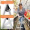 Wrightmaster 2-Step Lightweight Steel Step Stool, 7 ft. Reach with Non-Marring Feet, 330 lbs. Capacity Zoro1172white - alternate 2