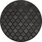 Homeroots 8' Charcoal And Black Round Trellis Indoor Outdoor Area Rug 545226 - alternate 2