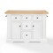 Crosley Julia Wood Top Kitchen Island KF30025WH-NA - alternate 2