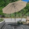 Pure Garden 10-Foot Outdoor Patio Umbrella with Auto-Tilt, Sand 50-LG1042B - alternate 2