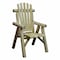 Homeroots 28" X 26" X 42" Natural Wood Dining Chair 370286 - alternate 3
