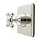 Kingston Brass Single-Handle Six-Way Diverter Valve with Square Trim Kit, Polished Nickel KS4046AX - alternate 1