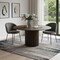 Homeroots 60" Brown Wood Pedestal Base Round Top Dining Table 720653 - alternate 2