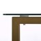 Homeroots 47" Clear And Gold Glass And Stainless Steel Sled Base Dining Table 568217 - alternate 3