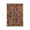 Homeroots 5' X 8' Red Orange and Blue Oriental Washable Non Skid Indoor Outdoor Area Rug 563785 - alternate 2