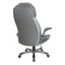Office Star Products Deluxe Executive Bonded Leather Executive Chair, Grey ECH620867-EC2 - alternate 2