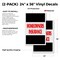 Signmission Homeowners Insurance, Vinyl Decals Only 24 Inch x 36 Inch, Vinyl Decal, 2PK DSB-2436-2PACK-Homeowners Insurance - alternate 2
