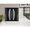 Vdomdoors Steel Double Doors Deux 6500 Black 2 Sidelight Exterior Windows Stainless Inserts Single Modern Pai DEUX6500DEXD-BLK-RH-W16+72+16 x H80 - alternate 2