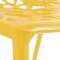 Leisuremod Modern Devon Aluminum Chair, Yellow, 2PK DC23Y2 - alternate 2