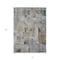 Homeroots 10' X 14' Gray Ivory And Brown Abstract Washable Indoor Outdoor Area Rug 596871 - alternate 4