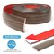 Wrightmaster 1.57 in. x 120 in. Waterproof Flexible Self-Adhesive Vinyl Transition Strip, Brown ZR-17951BN01 - alternate 2