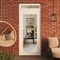 Vdomdoors Front Exterior Prehung Metal-Plastic Door Clear Glass / MANUX 8666 White Silk / Office Commercial a MANUX8666EXD-WS-W36xH80+12-LH-I - alternate 2