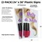 Signmission Hair & Nails, Plastic Signs Only 24 Inch x 36 Inch, Corrugated Plastic, 2PK CSB-2436-2PACK-Hair & Nails - alternate 2
