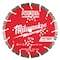 Milwaukee Tool 10" DIAMOND MAX Segmented Turbo, General Purpose Diamond Blade 49-93-9010 - alternate 1