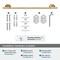 Amerock St. Vincent Champagne Bronze Contemporary 18 in 457 mm Towel Bar BH36043CZ - alternate 2