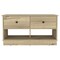 Homeroots 36in Brown Wood Storage Bench with Drawers 477605 - alternate 1